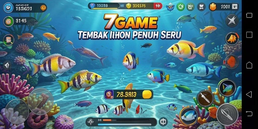 Gameplay seru dan menantang dari 7GAME Tembak Ikan.
