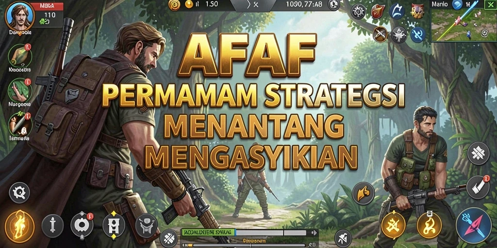 Screenshot gameplay <strong>AFAF</strong> menampilkan aksi strategis yang mendebarkan.