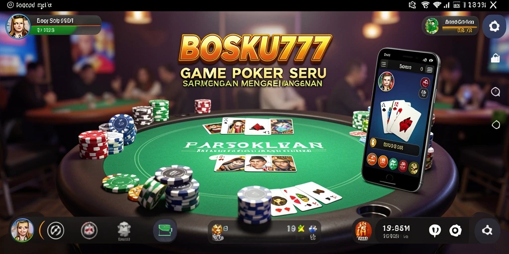 Tampilan gameplay yang menarik dan seru di BOSKU777.