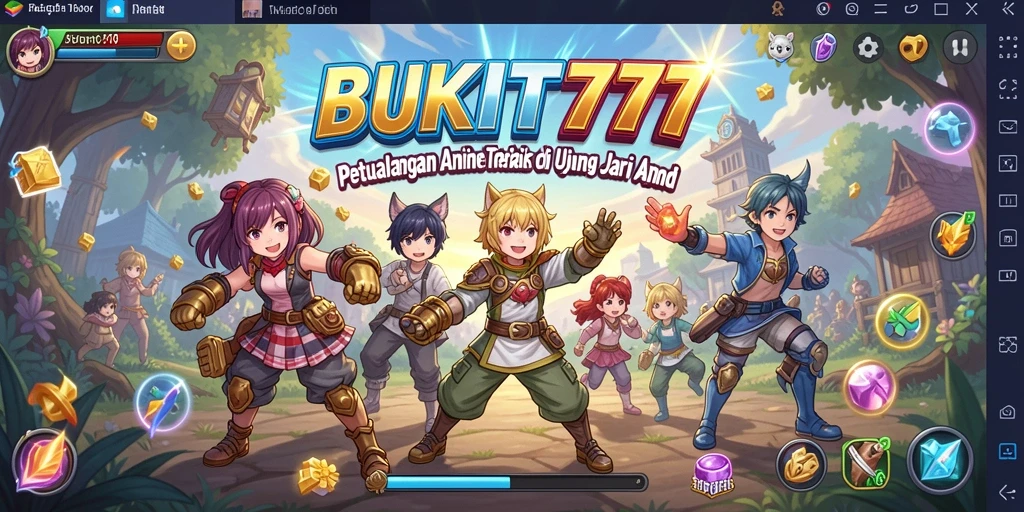 Tampilan menarik dari gameplay BUKIT777 yang penuh warna dan karakter unik.