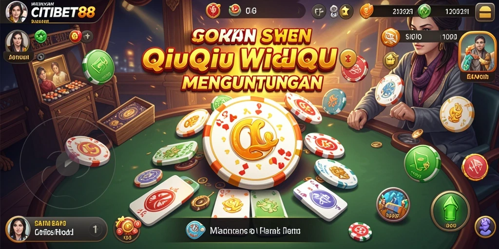Tampilan screenshot permainan QiuQiu yang menarik dan interaktif.