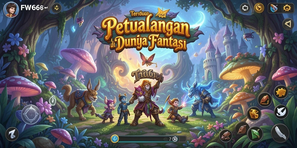 Tampilan gameplay FW66 yang penuh aksi dan petualangan.