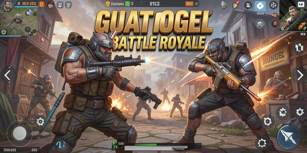 Tampilan gameplay GUATOGEL yang penuh aksi seru dan mendebarkan.