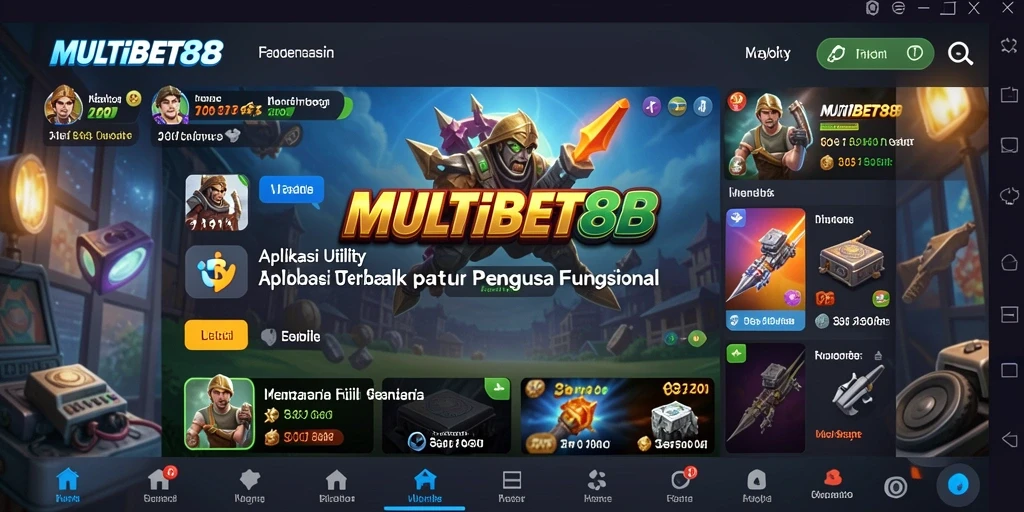 Tampilan antarmuka MULTIBET88 yang modern dan fungsional.