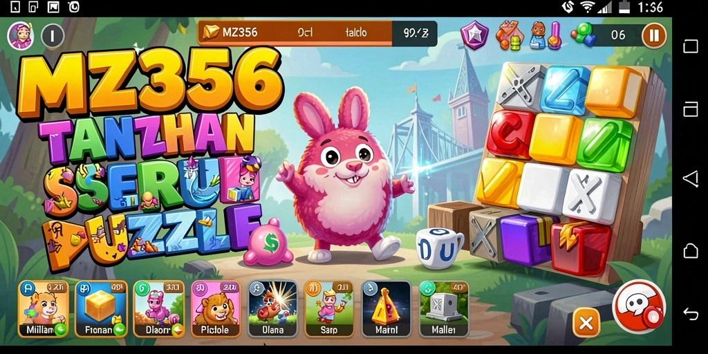 Tampilan gameplay dalam MZ356 yang menantang dan menarik.