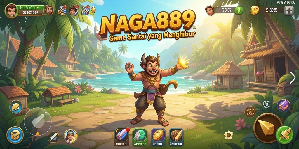 Screenshot gameplay NAGA889 yang penuh warna dan menghibur.