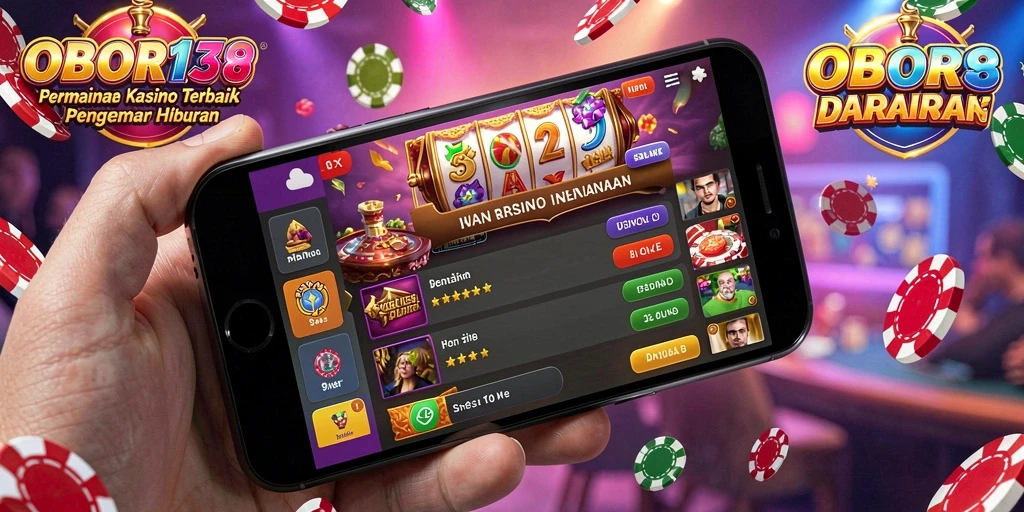 Screenshot menampilkan gameplay menarik dari permainan Kasino OBOR138.