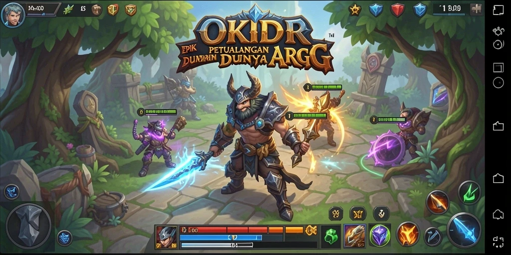 Gameplay seru dan menegangkan dalam <strong>OKIDR</strong> ARPG.