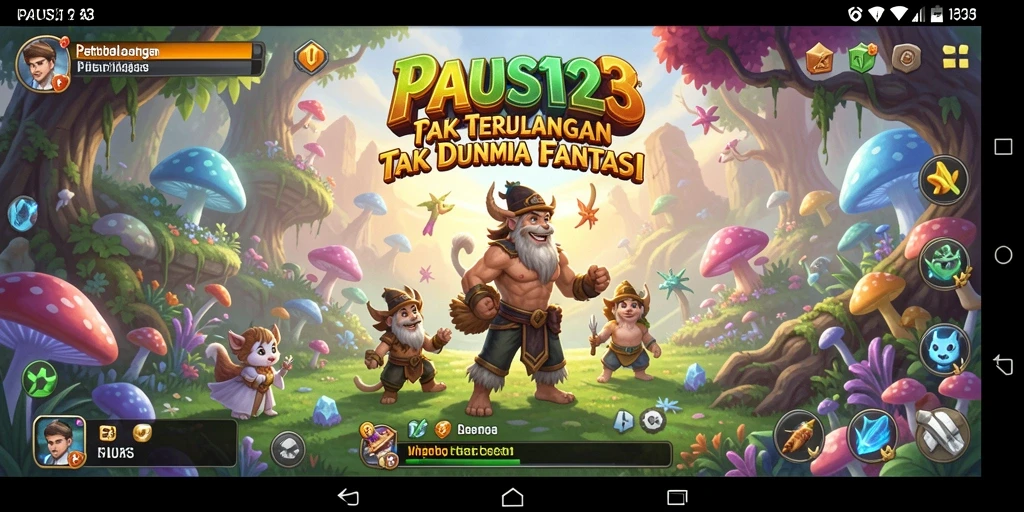 Gameplay PAUS123 dengan karakter dan pemandangan menakjubkan.