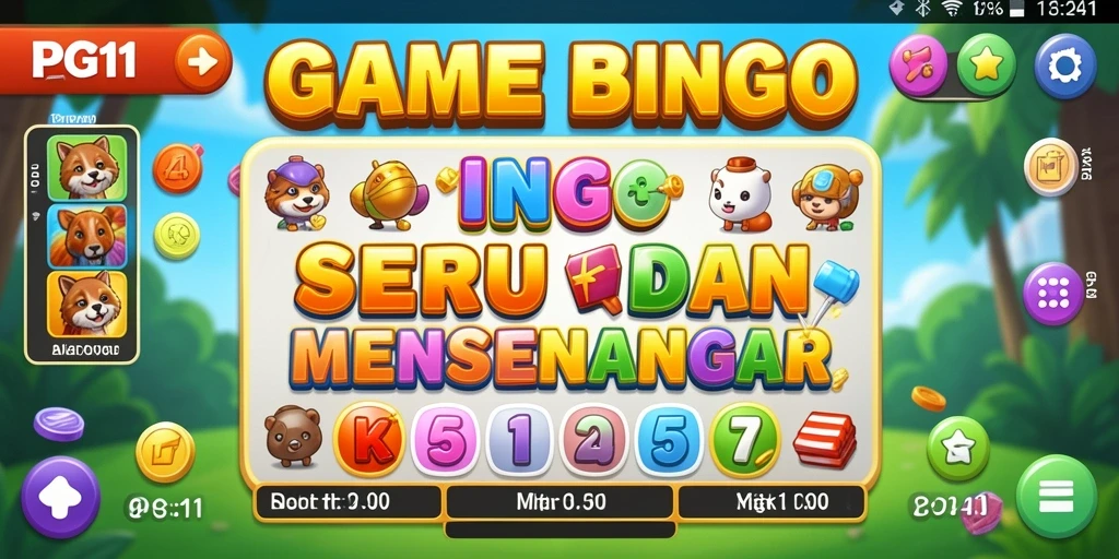 Tangkapan layar PG11 menunjukkan gameplay Bingo yang seru dan interaktif.