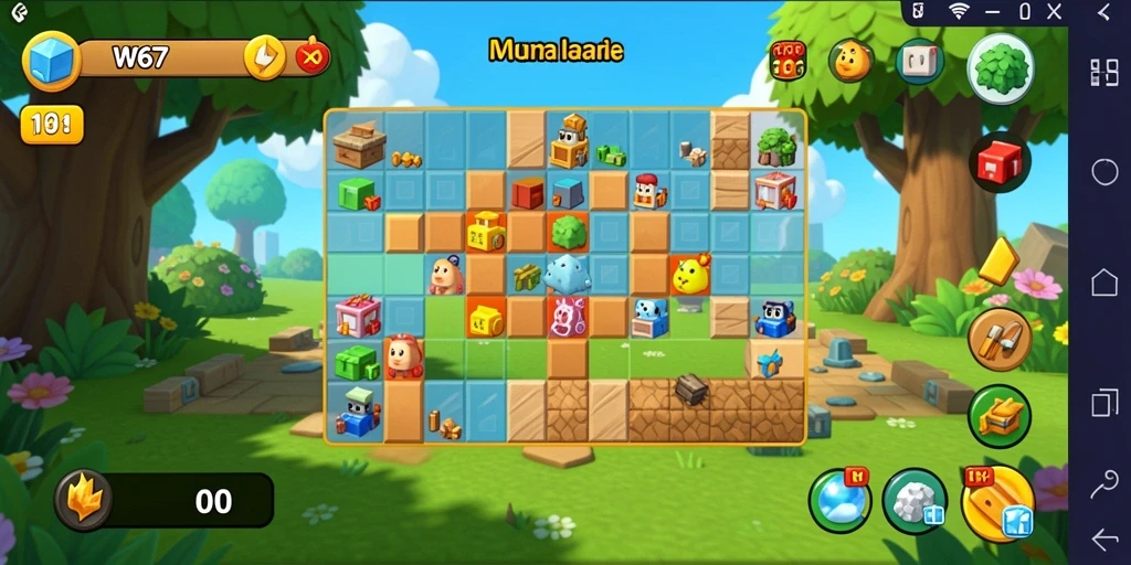 Tampilan gameplay W67 yang mengasyikkan dan penuh teka-teki.