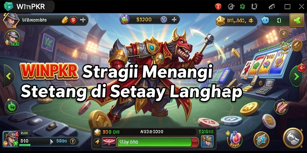 Tangkapan layar gameplay WINPKR yang menampilkan momen seru dalam strategi.
