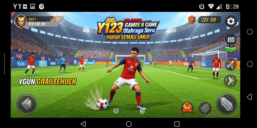 Tampilan gameplay kompetitif dan seru dalam YY123.